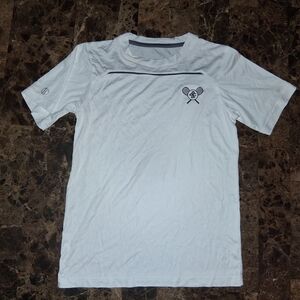White Tennis Graphic Men's Shirt